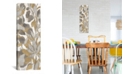 iCanvas Painted Tropical Screen, Gray Gold I by Silvia Vassileva Gallery-Wrapped Canvas Print - 36" x 12" x 0.75"